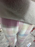 果殼（Gukoo）睡衣女冬季史努比聯(lián)名毛絨保暖插肩袖格子褲女家居服套裝可外穿D 橡皮粉套裝 M 曬單實(shí)拍圖