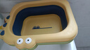 世紀寶貝（babyhood）嬰兒洗臉盆兒童用品新生兒折疊初生寶寶洗屁股家用洗腳盆子面盆 鱷魚(yú)折疊臉盆【3個(gè)裝】 曬單實(shí)拍圖