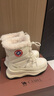 駱駝（CAMEL）熔巖雪地靴女懶人毛毛鞋冬季增高防寒休閑靴 L25W577050 米色 39 曬單實(shí)拍圖