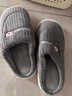 俞兆林（YUZHAOLIN）棉拖鞋男女冬季居家保暖棉拖鞋 YG307 曬單實(shí)拍圖