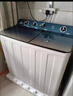 長(cháng)虹半自動(dòng)波輪洗衣機 家用老式雙缸雙桶 洗脫一體機 大容量脫水甩干機 以舊換新 洗脫24.8公斤【洗滌18公斤+脫6.8公斤】 雙缸 曬單實(shí)拍圖