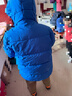 雪中飛新款冬季男童保暖冬裝女童面包羽絨服中大童外套兒童羽絨服 藍色 170 曬單實(shí)拍圖
