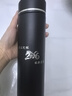 SVREG智能保溫杯男女士高檔茶水分離泡茶商務(wù)辦公水杯定制LOGO紀念品  黑色+316不銹鋼+免費定制 智能顯溫+磨砂手感 曬單實(shí)拍圖