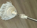 大衛旋轉拖把原裝配件一套新V聚能桿+第三代塑料把盤(pán)（白色）D9適用 曬單實(shí)拍圖