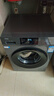 海爾（Haier）滾筒洗衣機10KG全自動(dòng)家用大容量 一級變頻+超薄+1.1高洗凈比+高溫洗+雙噴淋 政府補貼XQG100-608H 曬單實(shí)拍圖