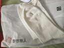 都市麗人5雙裝純棉襪子女中筒襪卷邊白色棉襪長(cháng)襪女士秋冬季堆堆襪冬天 曬單實(shí)拍圖