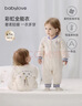 babylove【彩虹全能衣】嬰兒連體衣秋冬寶寶恒溫薄夾棉羊毛保暖哈衣爬服 曬單實(shí)拍圖