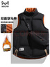 貓人（MiiOW）棉馬甲2025冬季兩面穿立領(lǐng)無(wú)袖外套男士寬松休閑加絨保暖馬甲 曬單實(shí)拍圖