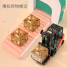 可升降叉車(chē)玩具工程小汽車(chē)超大號兒童3-6歲2男孩貨車(chē)卡車(chē)模型仿真 中號升降叉車(chē)-橙【叉板+吊鉤】(吊卡袋裝) 曬單實(shí)拍圖