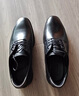 愛(ài)步（ECCO）德比鞋 牛皮輕奢商務(wù)正裝皮鞋男 墨本621634 黑色/磁石灰43 曬單實(shí)拍圖