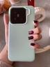 梓諾 適用小米17/15/pro手機殼 小米14/13新款果凍二合一17pro時(shí)尚簡(jiǎn)約ins風(fēng)高級防摔保護套純色女 【淡青色】二合一果凍殼-可夾照片+保護膜 小米15 曬單實(shí)拍圖