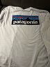 巴塔哥尼亞（Patagonia）男士混紡棉輕便logo潮流圓領(lǐng)長(cháng)袖T恤衛衣L/S P-6 Logo 38518 WHI（白里發(fā)藍） L 180/185(CM) 80/91(KG) 曬單實(shí)拍圖