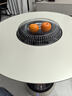 天林（TianLin）取暖器圍爐煮茶智能語(yǔ)音電暖器壁爐室內烤火爐阿波爐兩機一體燒烤烹飪火鍋家用取暖爐快速升溫取暖 阿波爐智能款（實(shí)木白桌+贈燒烤架） 多功能?chē)鸂t取暖器 曬單實(shí)拍圖