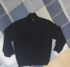 布先生立領(lǐng)拉鏈加厚羊毛衫春新款商務(wù)男長(cháng)袖上衣男BT12251 黑藏青 XL (180) 曬單實(shí)拍圖