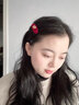 唐芙妮馬上有錢(qián)26新年紅色小馬發(fā)夾高級感公主頭飾劉海對夾碎發(fā)卡側邊夾 紅色水鉆小馬發(fā)夾 一對裝 曬單實(shí)拍圖