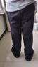羅蒙（ROMON）褲子男款秋冬季新款加絨加厚綿羊毛親膚保暖百搭休閑褲男 黑 XL 曬單實(shí)拍圖