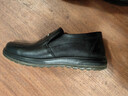 意爾康王子正品男鞋頭層牛皮商務(wù)休閑皮鞋牛筋軟底一腳蹬中老年防滑爸爸鞋子 黑色Y3016 41 標準皮鞋尺碼 曬單實(shí)拍圖