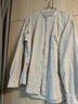 MUJI男式水洗牛津立領(lǐng)長(cháng)袖襯衫男士襯衣外套純棉25年春季男裝AC4ACC5S 淺米色條紋 S (165/84A) 曬單實(shí)拍圖