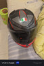 AGV K6S碳芳綸纖維大尾翼摩托車(chē)頭盔機車(chē)全盔賽車(chē)男女四季通風(fēng)3C SLASHCUT  BLACK GREY RED XL（適合59-60頭圍） 曬單實(shí)拍圖