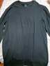 京舒棉京東自有品牌棉·男士純棉長(cháng)袖T恤青少年抗菌軟棉棉打底衫 黑色 L 曬單實(shí)拍圖