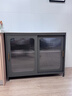 摩基鞋柜收納柜一體靠墻門(mén)口入戶(hù)柜門(mén)外樓道走廊推拉門(mén)多層巖板玄關(guān)柜 高級灰 雪山巖板3層【長(cháng)60寬42】層高任調-推拉柜門(mén) 曬單實(shí)拍圖
