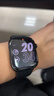 Apple/蘋(píng)果 Watch S11 智能手表GPS款46毫米亮黑色鋁金屬表殼黑色運動(dòng)型表帶M/L MEVH4CH/B 曬單實(shí)拍圖
