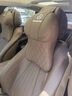 YWU適配奔馳汽車(chē)頭枕腰靠S450 e300l GLC300L  GLE400護頸枕gls 奔馳航空頭枕  栗棕色  2個(gè) 曬單實(shí)拍圖