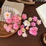 皓梵潔假花仿真花裝飾diy材料仿真花頭手工絹花粉色小朵花朵簪花材料包 粉系仿真花3-10cm【隨機20朵裝】 曬單實(shí)拍圖