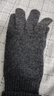 玖慕（JIUMU）純羊毛保暖手套男冬季加厚針織毛線(xiàn)手套戶(hù)外開(kāi)車(chē)騎車(chē)防寒觸屏手套 曬單實(shí)拍圖