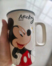 迪士尼可愛(ài)喝水高顏值馬克杯卡通辦公室家用陶瓷杯子咖啡情侶水杯 米奇-樂(lè )迪直身杯（無(wú)禮盒） 曬單實(shí)拍圖