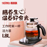 膳魔師（THERMOS） 養生壺熱水壺玻璃帶過(guò)濾網(wǎng)1.8L煮水果茶花茶多功能電器EHA-1316E EHA-1316E 1.8L 曬單實(shí)拍圖