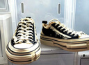 XVESSEL【1/25 20點(diǎn)限時(shí)發(fā)售】吳建豪同款經(jīng)典低幫系列帆布鞋 黑色經(jīng)典款 S19X001B-1 37 曬單實(shí)拍圖