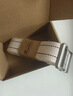 馬登工裝法式復古Navy海軍編織腰帶免打孔阿美咔嘰男士防滑褲腰帶 米白 117cm 【建議腰圍≤105cm】 曬單實(shí)拍圖