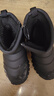 ABC KIDS兒童雪地靴冬季童鞋男女童加絨棉鞋保暖棉靴3806黑色33 曬單實(shí)拍圖