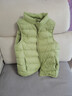 雪中飛冬新款男女兒童運動(dòng)多彩羽絨馬甲背心休閑戶(hù)外蓬松 綠色|8638 150 /72 曬單實(shí)拍圖
