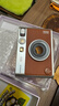 富士（FUJIFILM）立拍立得instax mini EVO拍立得相機升級款 minievo一次成像復古 mini EVO棕色（熱銷(xiāo)） 送禮套=相機+20相紙+禮盒+殼+包 曬單實(shí)拍圖