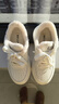 百麗（Belle）沈月同款步步糕厚底小白鞋女商場(chǎng)新款增高加絨休閑板鞋E7J1DAM6 米白色-絨里（6CM跟高）【沈月同款】 36 (230mm) 曬單實(shí)拍圖