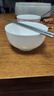 瓷俠客北歐簡(jiǎn)約陶瓷飯碗家用純白吃米飯碗骨瓷大號面碗可微波純色小湯碗 5英寸大米飯碗【4個(gè)】 曬單實(shí)拍圖