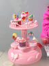 知貝兒童手工diy玩具過(guò)家家旋轉蛋糕展示臺3-6歲男女孩新年生日禮物 diy旋轉蛋糕機【粉色32件套】送材料包 2026年新款幼兒手工玩具禮盒 曬單實(shí)拍圖