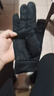尚爵尤妮 手套男冬季防寒保暖騎行手套觸屏騎車(chē)登山漏指男防風(fēng)外賣(mài)手套 黑色二指 曬單實(shí)拍圖