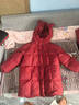JELLYBABY【三防時(shí)髦中長(cháng)款羽絨服】冬款中性中長(cháng)款羽絨服發(fā)熱中童 曬單實(shí)拍圖