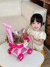 皓梵潔推車(chē)玩具嬰兒車(chē)洋娃娃芭比娃娃1-3-6歲2女孩3小娃娃手推車(chē)過(guò)家家 粉色甜心娃娃【敞篷推車(chē)+奶瓶+貼紙】 寶寶愛(ài)心同理心培養 曬單實(shí)拍圖