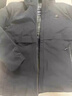羅蒙（ROMON）棉服男冬季加絨加厚爸爸裝棉衣襖商務(wù)休閑保暖外套68-2 黑色 2XL 曬單實(shí)拍圖