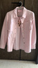 PORTS寶姿女裝春秋氣質(zhì)粗花呢襯衫式夾克外套SM8J001MFD093 粉色混色 XS (2) 曬單實(shí)拍圖