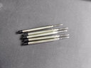 勤得利0.5mm可替換筆芯 金屬筆芯 旋轉筆芯 【金屬圓珠筆芯】5支裝-黑墨-0.5mm 曬單實(shí)拍圖