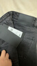 MO&Co.牛仔褲棉質(zhì)重工做舊洗水高腰中線(xiàn)微喇及地黑色牛仔褲摩安珂 牛仔黑色-第2批 XS 25 曬單實(shí)拍圖
