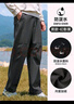 駱駝（CAMEL）加絨工裝男褲防風(fēng)防水傘兵軟殼休閑褲 C15CAYL6014 幻影黑 XXL 曬單實(shí)拍圖