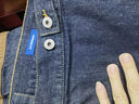 杰克·瓊斯（JACK&JONES）26年春季外套男士裝寬松潮流休閑品質(zhì)夾克撞色翻領(lǐng)原色牛仔外套男 A13 深牛仔藍-1 L 180 曬單實(shí)拍圖