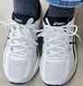 亞瑟士ASICS網(wǎng)面跑鞋百搭男鞋緩震運動(dòng)鞋透氣跑步鞋 GEL-CONTEND 4 白色/銀色 42.5 曬單實(shí)拍圖