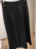 三彩2025冬季新款簡(jiǎn)約優(yōu)雅松緊腰半身裙氣質(zhì)通勤A(yíng)字裙長(cháng)裙M 深邃灰 M 160/68A 曬單實(shí)拍圖